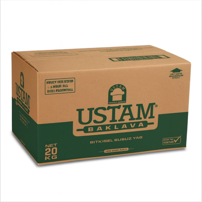Ustam Baklava Yağ 20 kg koli
